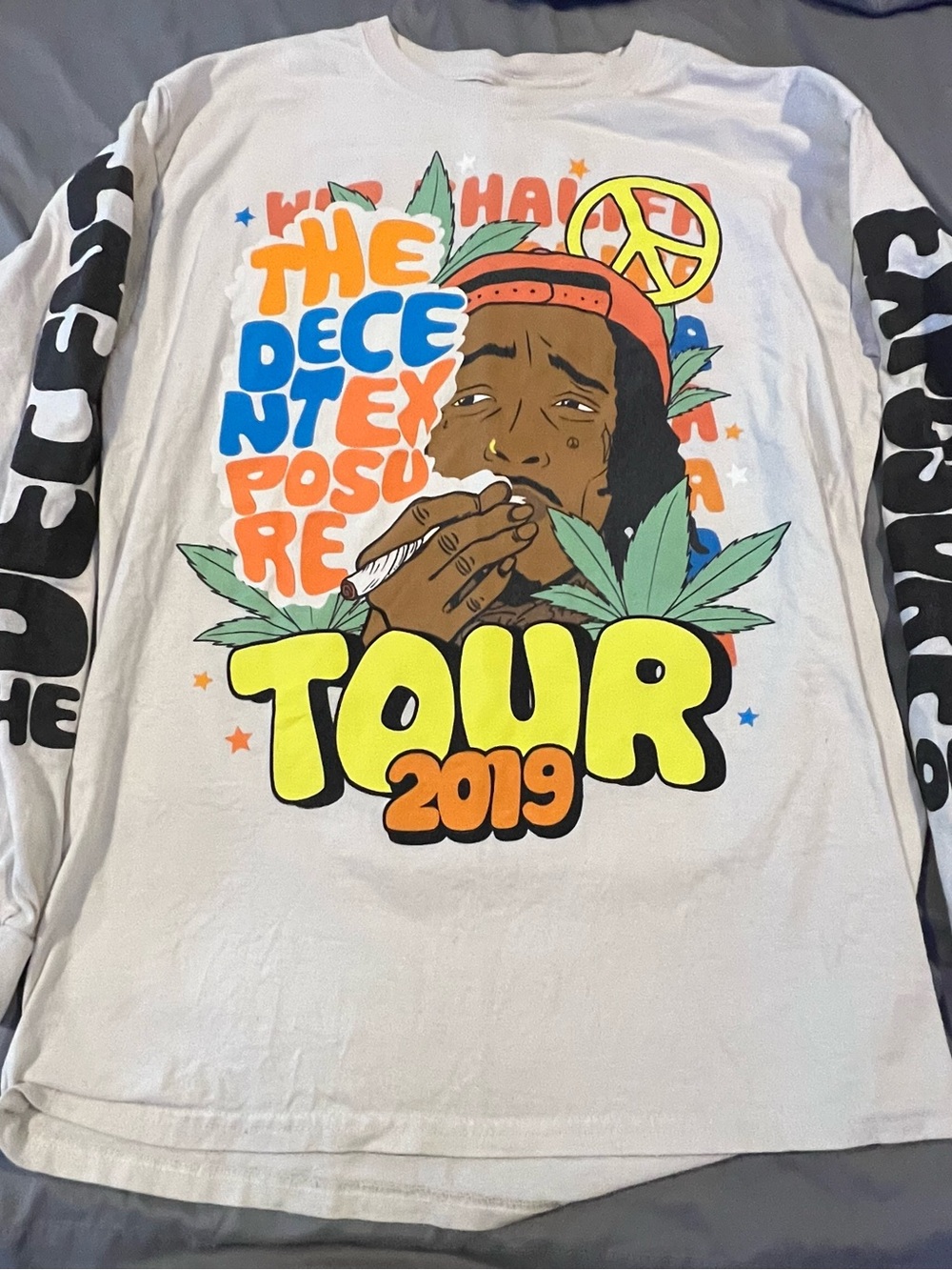 2019 Wiz Khalifa The Decent Exposure Mens Concert Tour Shirt Rap Hip Hop Size M
